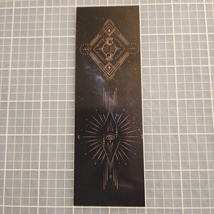 10/$10 Night Sky Bookmark Celestial Geometry Astral Geometric Stars Moon